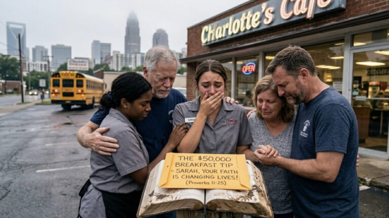 The $50,000 Breakfast That Changed a Charlotte Waitress’s Life Forever
