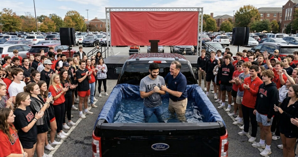 The Pickup Truck Baptisms: Why Thousands of UGA Students Are Gathering in Parking Lots