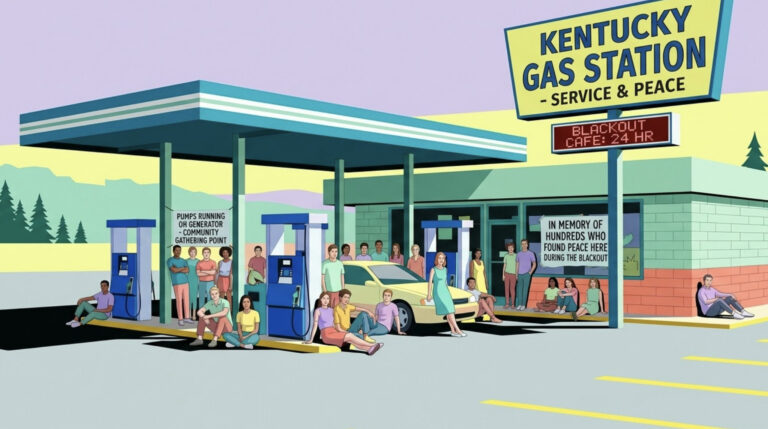 The Kentucky Gas Station Where Hundreds Found Peace During a Blackout